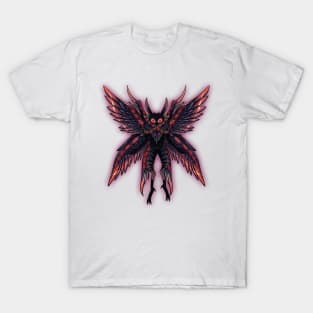 Mysterious Guardian: Cryptid Mothman Angel T-Shirt